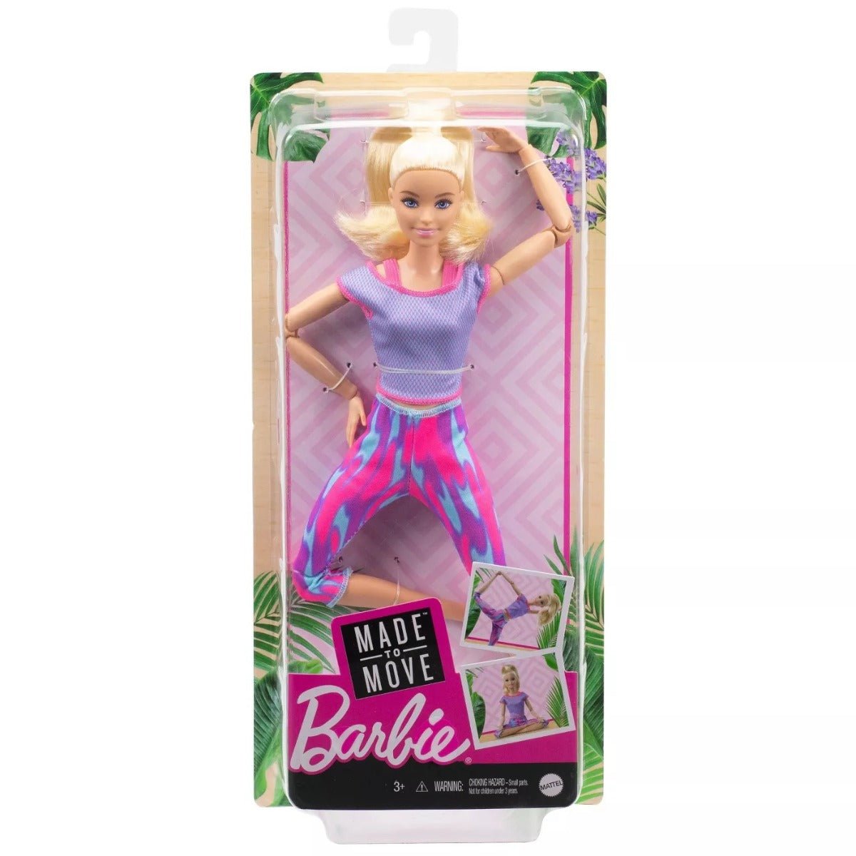 Barbie Made to Move Doll Pink Dye Pants GXF04 - Colorland Toys