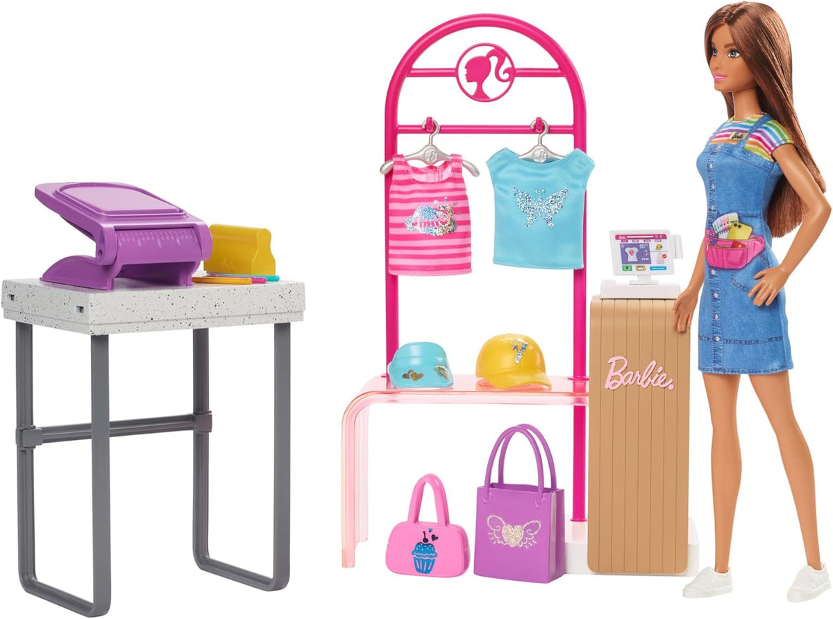 Barbie Make & Sell Boutique Playset HKT78 — image 1