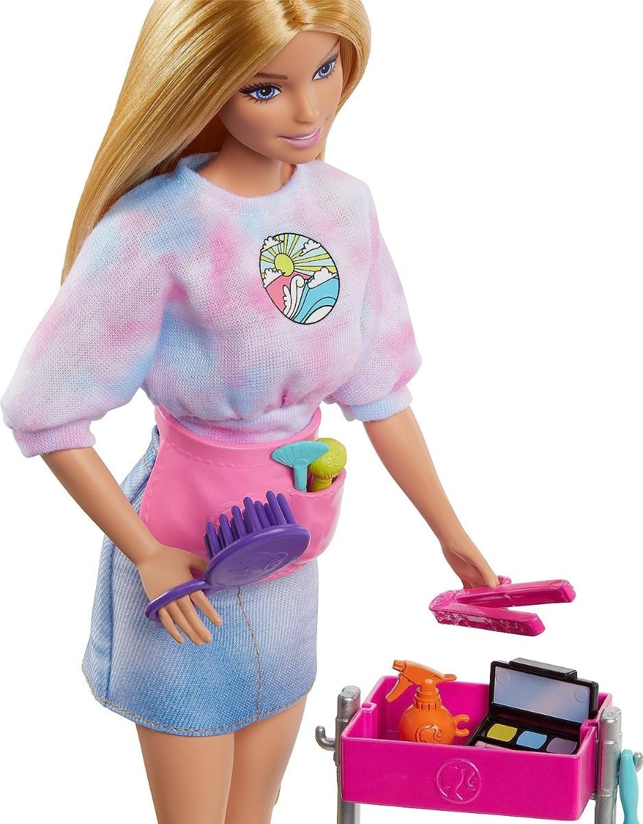 Barbie Malibu Stylist Doll Playset HNK95 - Colorland Toys