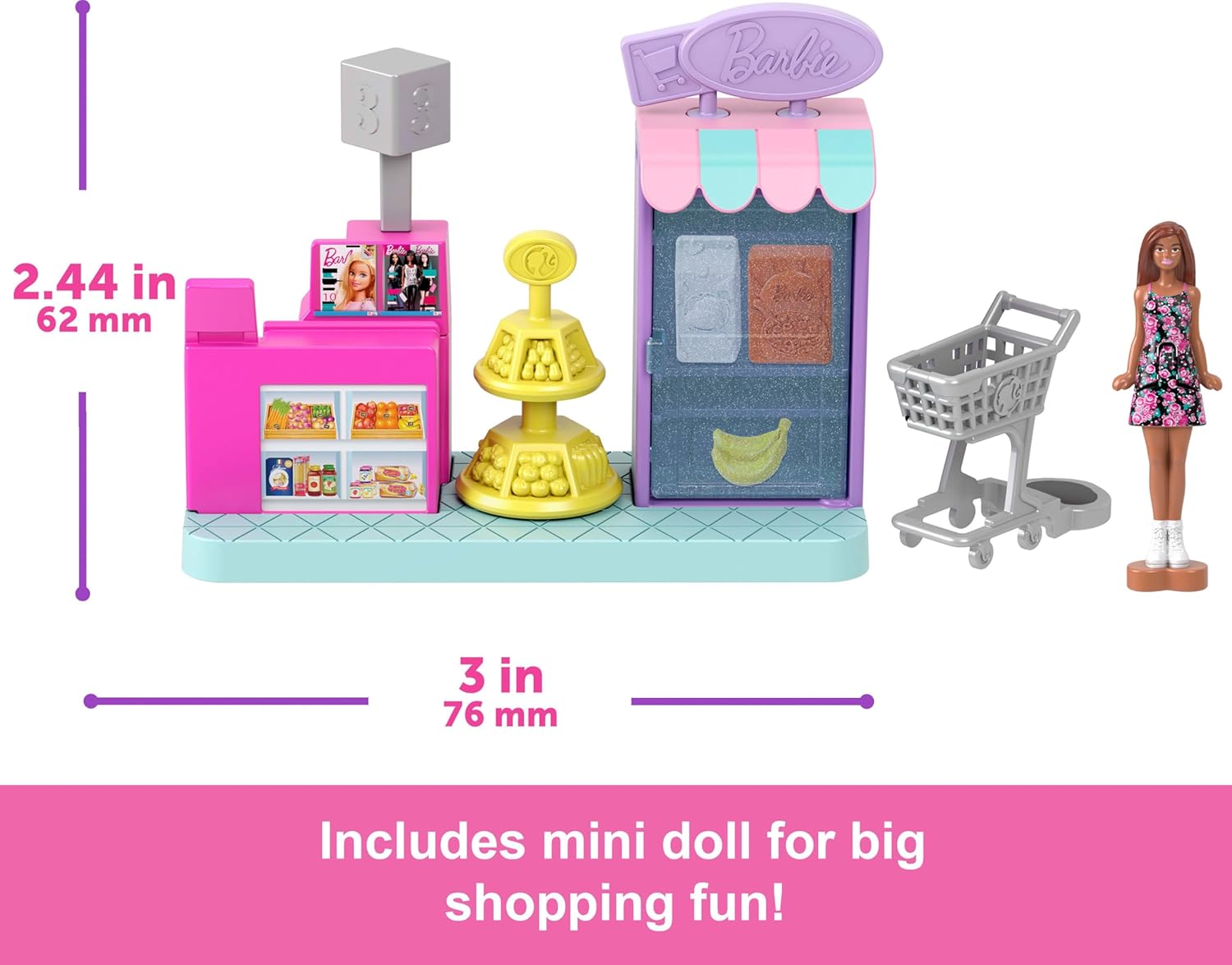 Barbie Mini BarbieLand Doll and Playset Asstd. JCR29 - Colorland Toys