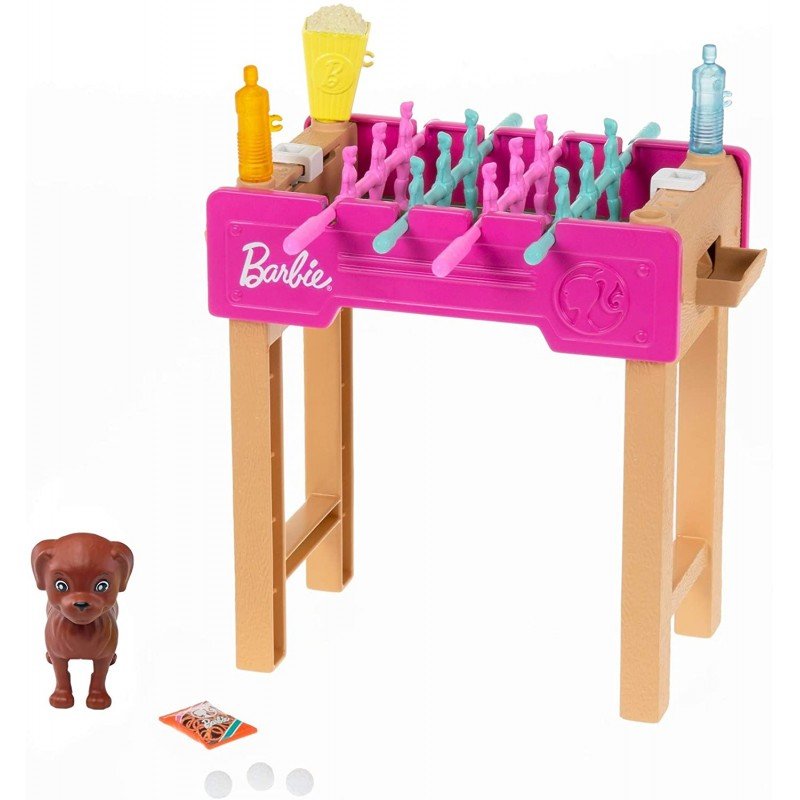 Barbie Mini Playset with Pet Football Table GRG75 — image 1