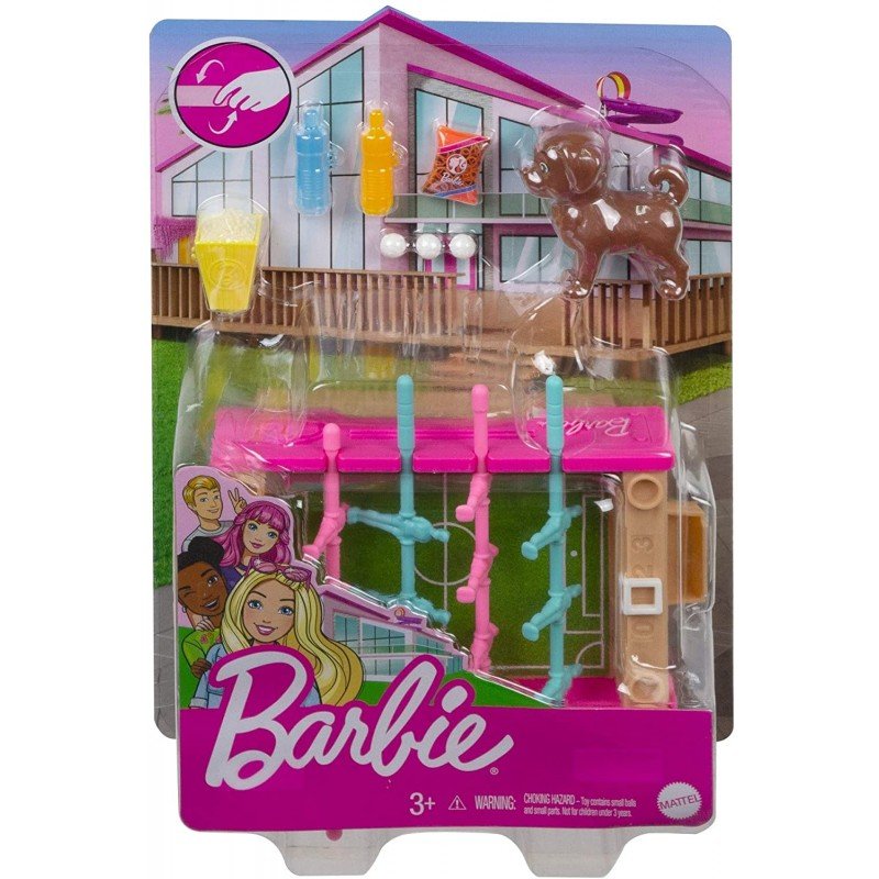 Barbie Mini Playset with Pet Football Table GRG75 — image 3