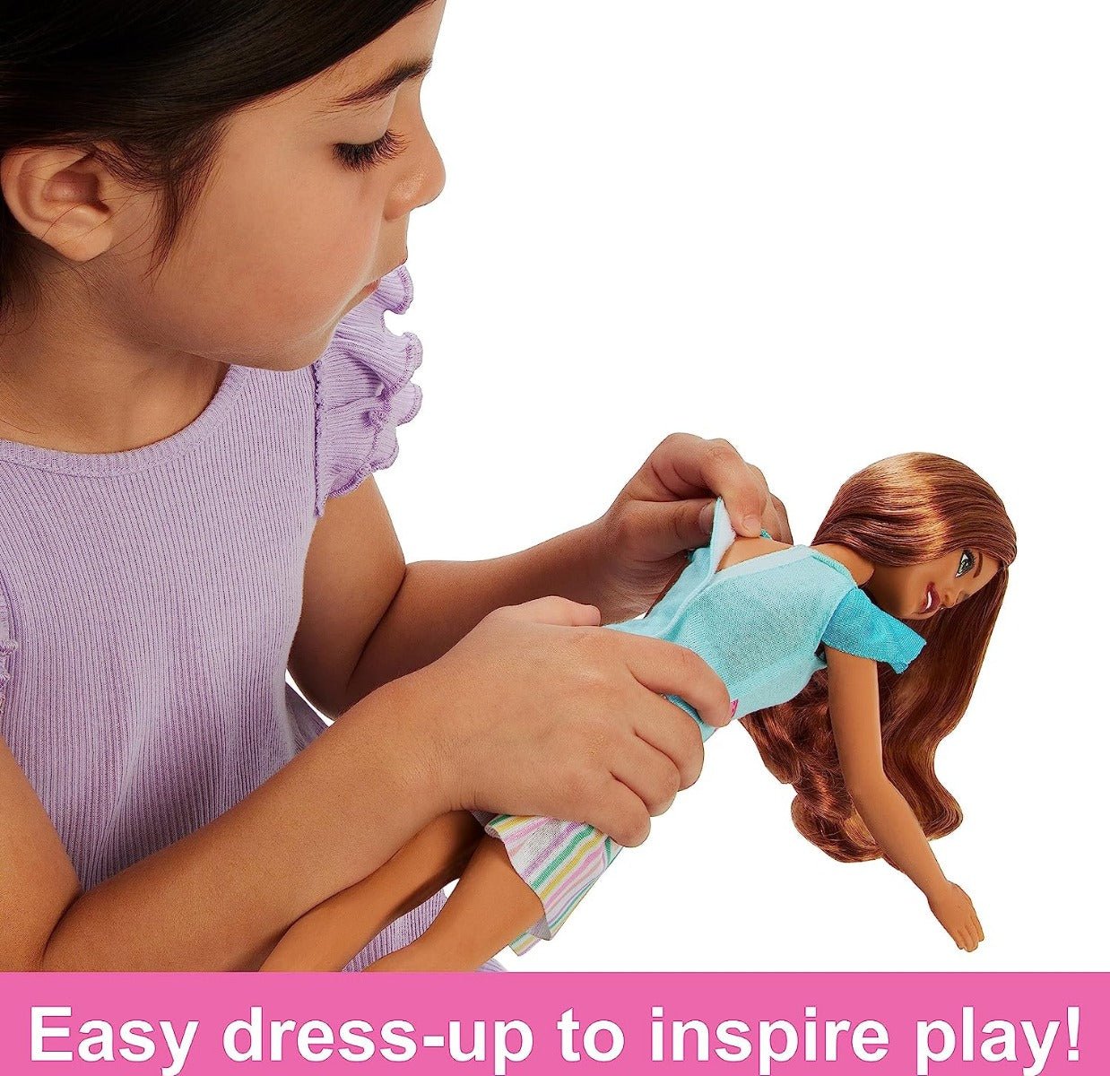 Barbie My First Preschool Doll - Brunette with Bunny HLL21 - Colorland Toys