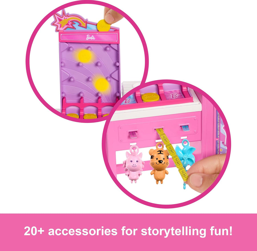 Barbie Mysteries: Beach Detectives Malibu Doll & Cotton Candy Booth Set — image 4