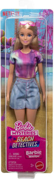 Barbie Mysteries: Beach Detectives Malibu Fashion Doll, 11.5"