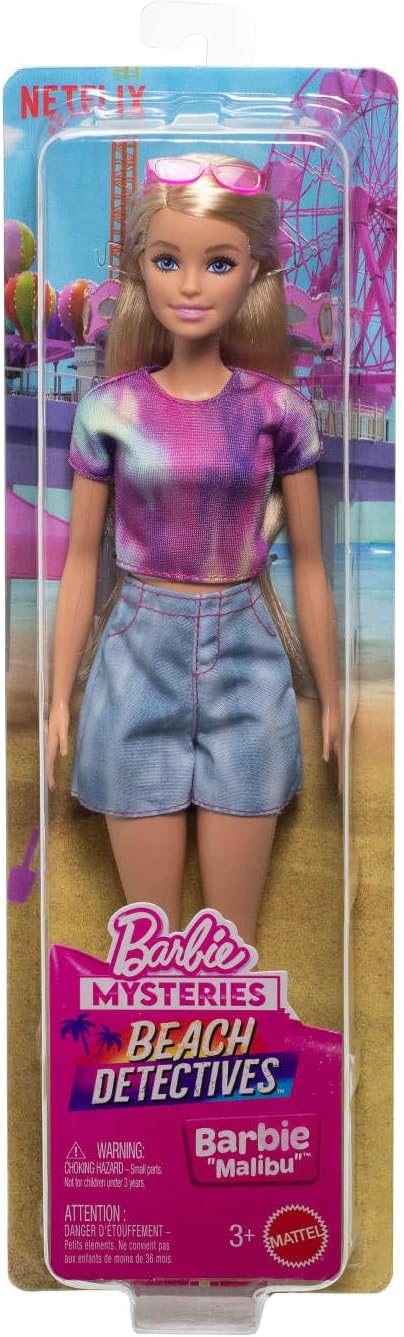 Barbie Mysteries: Beach Detectives Malibu Fashion Doll, 11.5" — image 6