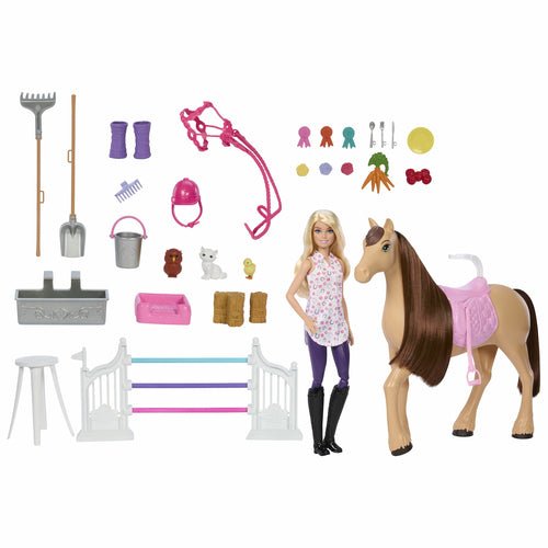 Barbie Mysteries The Great Horse Chase Ultimate Stable Playset HXJ44 - Colorland Toys