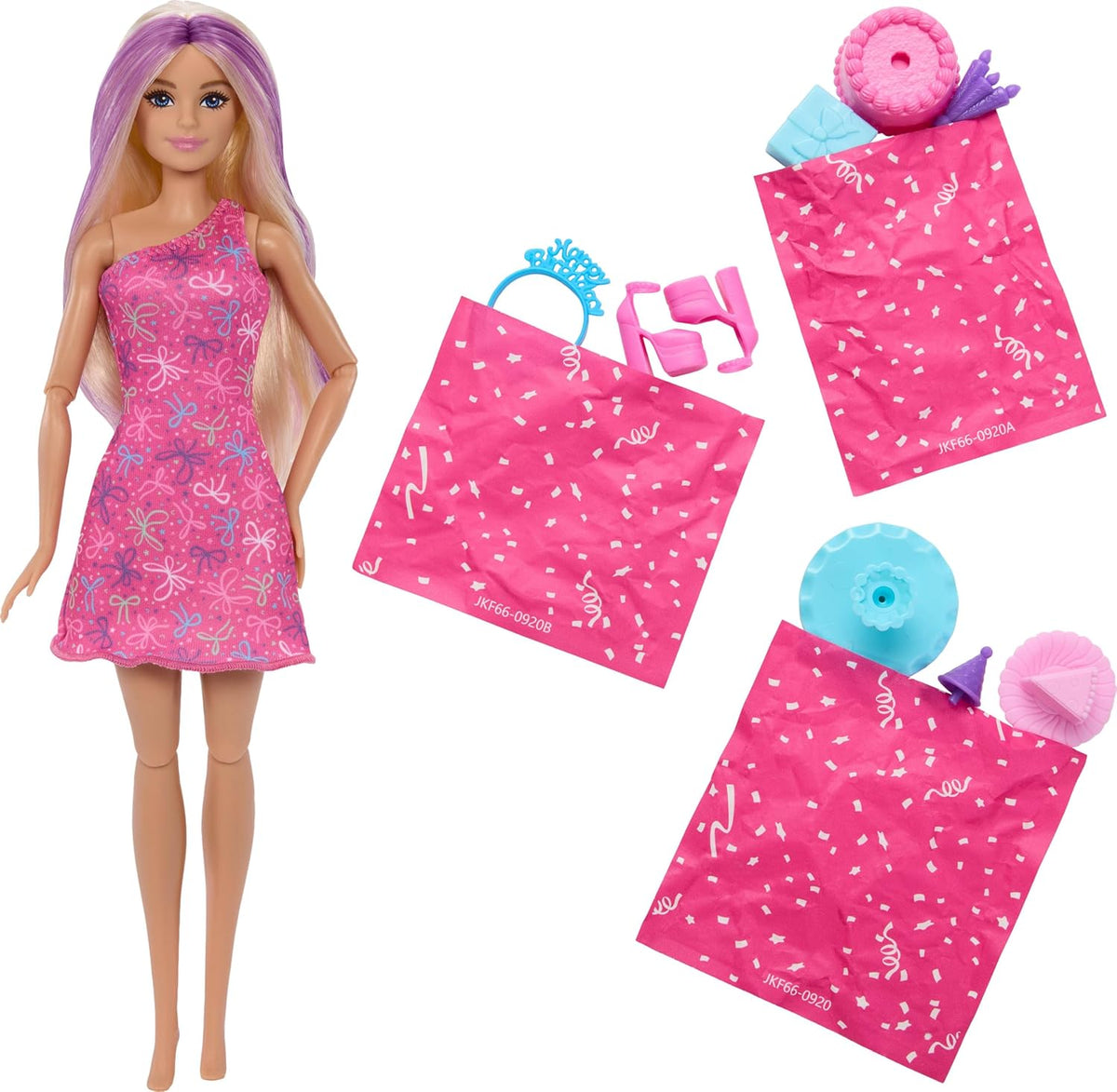 Barbie Party Unboxed Surprise And Slide JKF66 — image 1