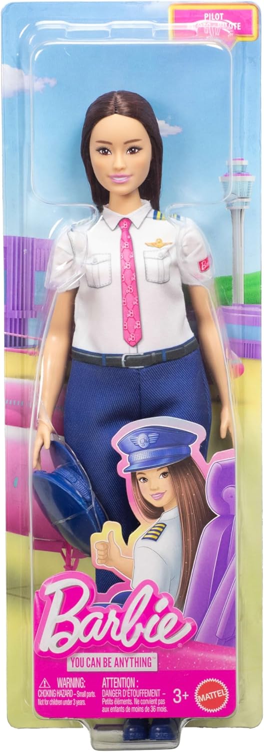 Barbie Pilot Pretend Play Doll House Doll Ages 3+ Blue JKF75 — image 6