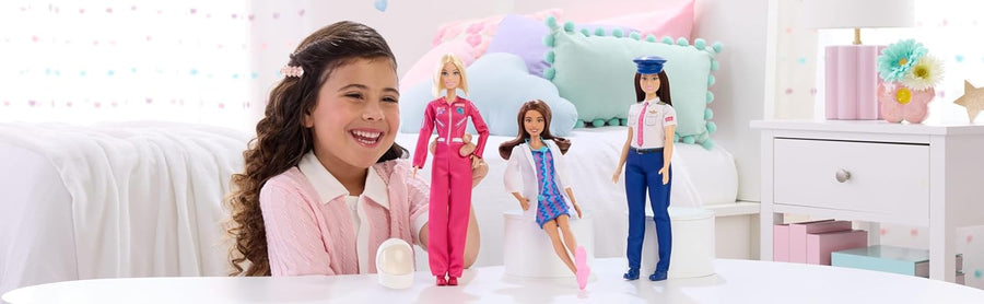 Barbie Pilot Pretend Play Doll House Doll Ages 3+ Blue JKF75 — image 3