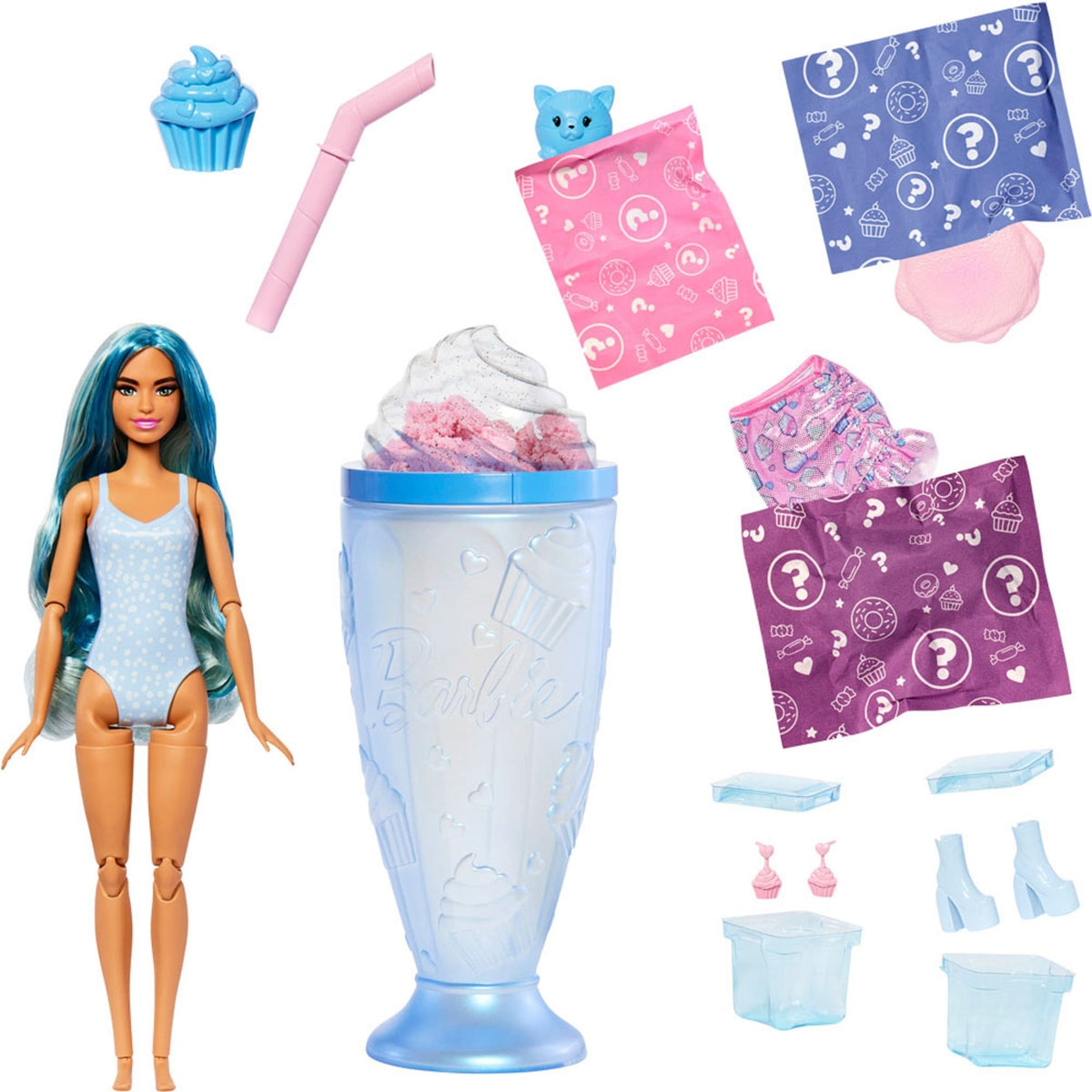 Barbie Pop Reveal Sweet Treats Series - Blue Hair JFY61 - Colorland Toys