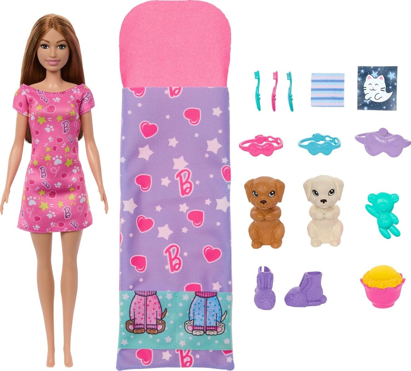 Barbie Puppy Slumber Party Playset HXN01 - Colorland Toys