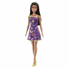 Barbie Purple Butterfly Print Doll HBV07/DTF41 - Colorland Toys
