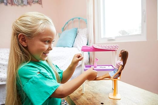 Barbie Room & Doll Playset Loft Bed DVX51 — image 2