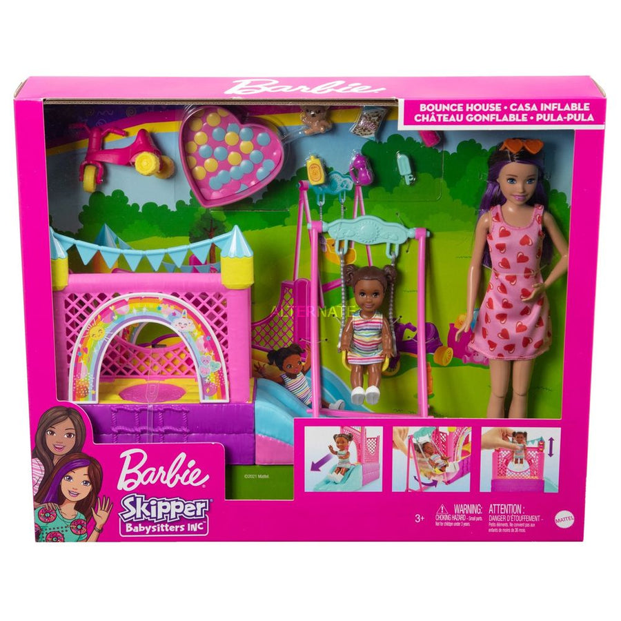 Barbie Skipper Babysitters Inc Bounce House Playset HHB67 — image 8