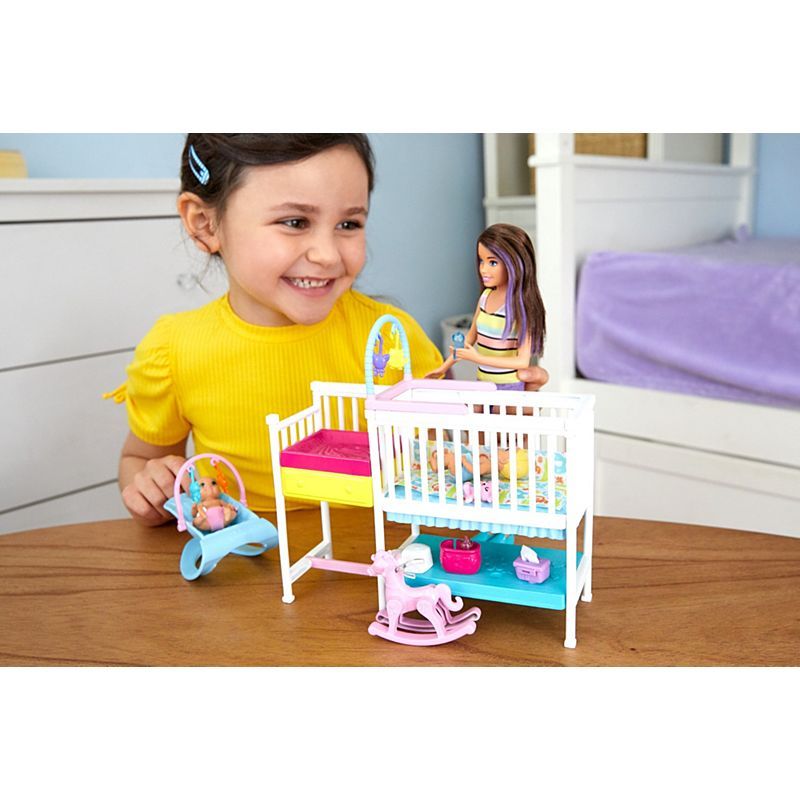 Barbie Skipper Babysitters Inc. Nap n Nurture Nursery Dolls GFL38 — image 2