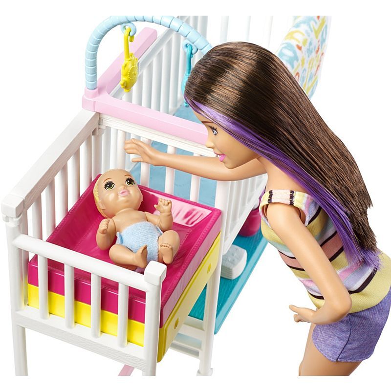 Barbie Skipper Babysitters Inc. Nap n Nurture Nursery Dolls GFL38 — image 3