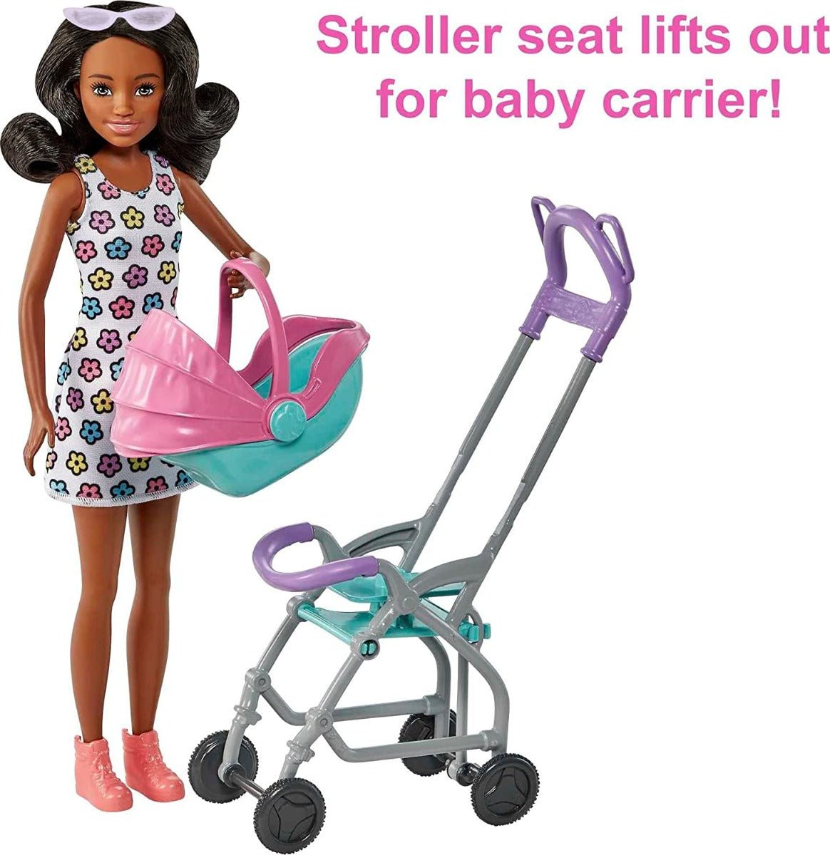 Barbie Skipper Babysitters Inc. Playset - Curly Brunette Hair FHY97/HHB68 - Colorland Toys