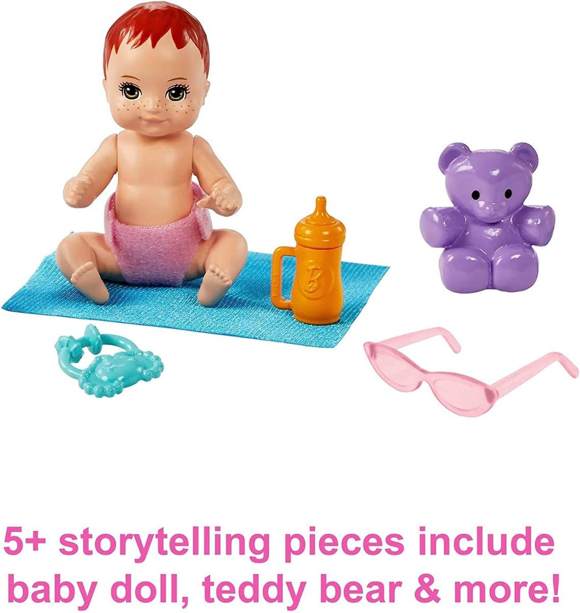 Barbie Skipper Babysitters Inc. Playset - Straight Brunette Hair FHY97/GXT34 - Colorland Toys