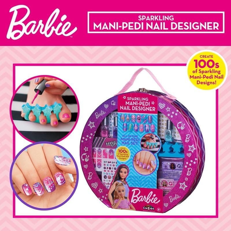 Barbie Sparkling Mani - Pedi Nail Designer CA - 34070 - Colorland Toys
