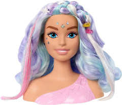 Barbie Styling Head and Accessories Pastel Hair HMD82 - Colorland Toys