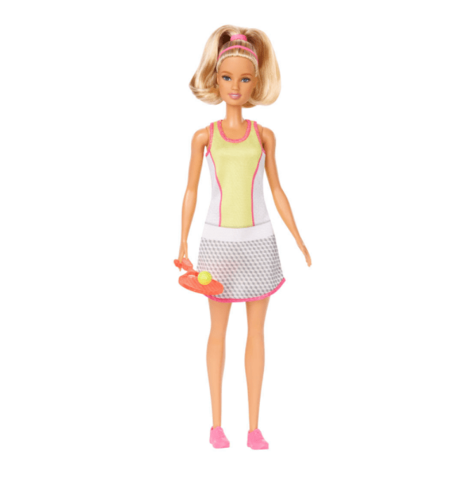 Barbie Tennis Player Doll With Racket DVF50 — image 1