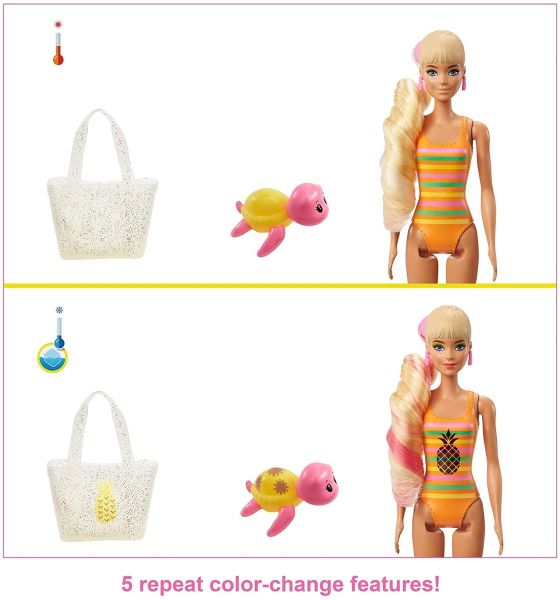 Barbie Ultimate Color Reveal Foam Doll - Pineapple Scent GTR91 - Colorland Toys