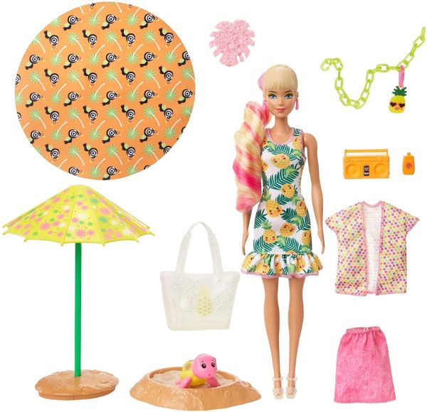 Barbie Ultimate Color Reveal Foam Doll - Pineapple Scent GTR91 - Colorland Toys