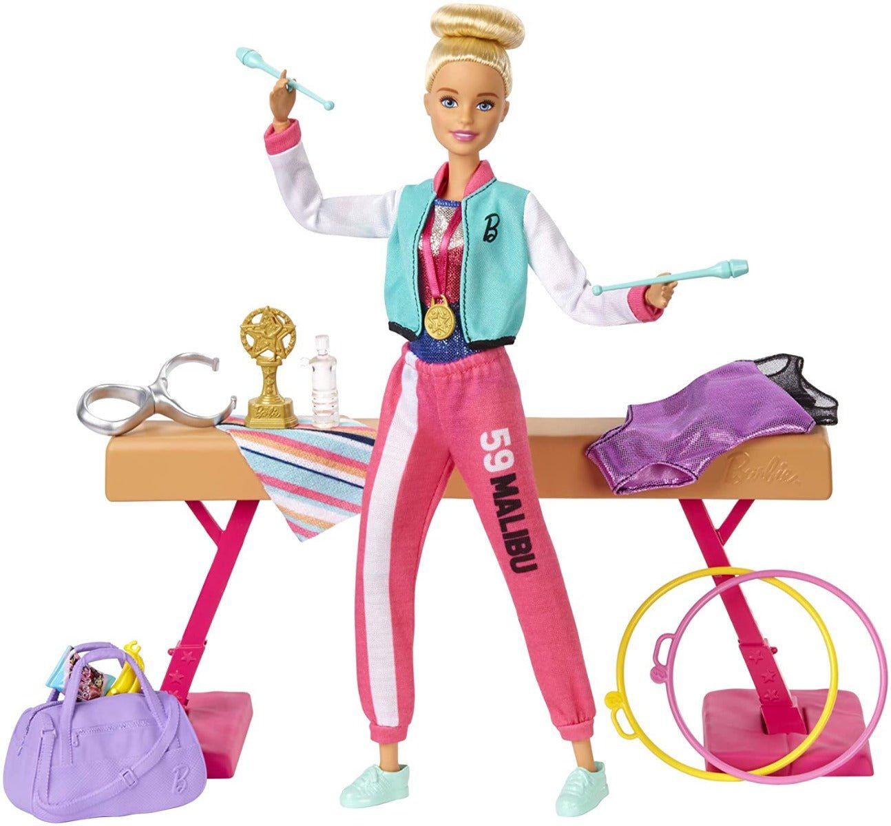 Barbie You Can Be Anything Gymnast Doll Playset GJM72 - Colorland Toys
