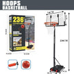 Basketball Stand Hoop 236cm 666-E6