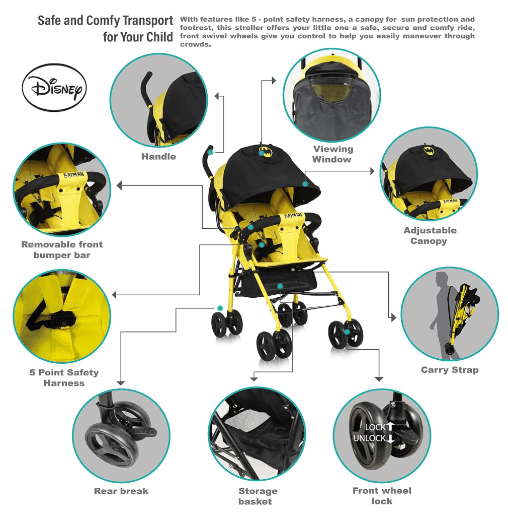 Batman Buggy Stroller B801C — image 2