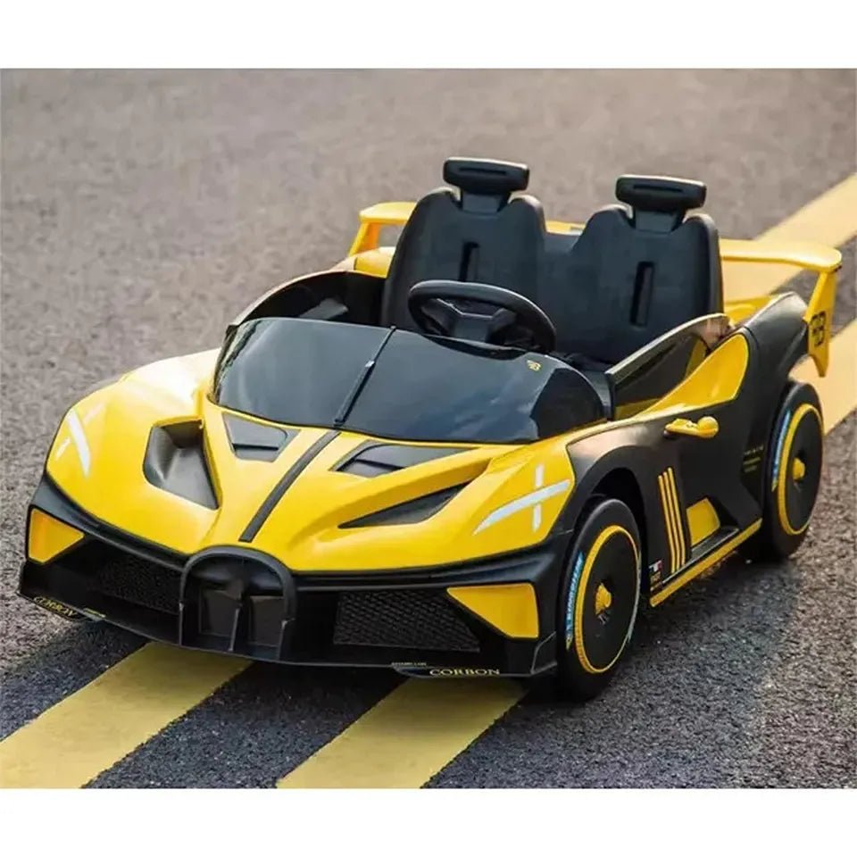 Battery Operated Power Riding Car For Kids Yellow LB-806EL — image 2