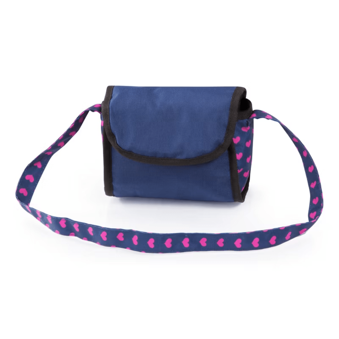 Bayer Design Dolls Pram Trendy - Blue with Pink Hearts, Unicorn — image 5
