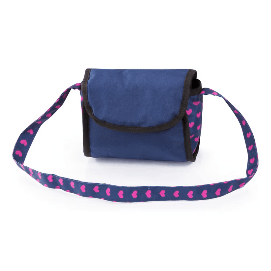 Bayer Design Dolls Pram Trendy - Blue with Pink Hearts, Unicorn — image 5