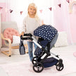 Bayer Design Dolls Pram XEO - Blue & White Stars