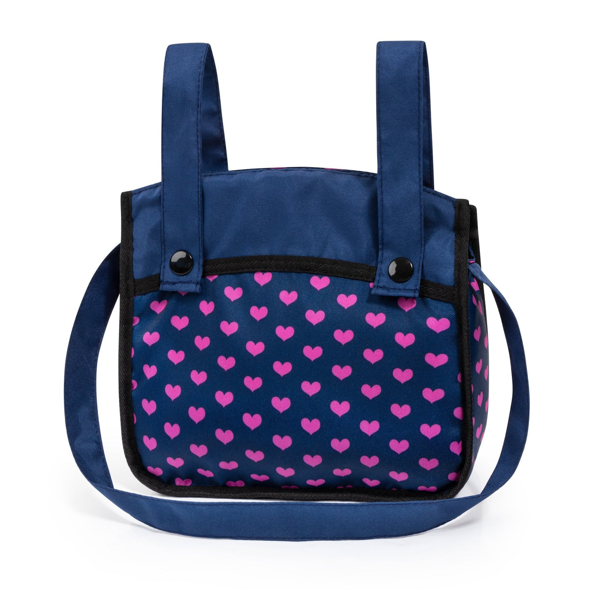 Bayer Design Dolls Pram XEO - Blue with Pink Hearts, Unicorn — image 6