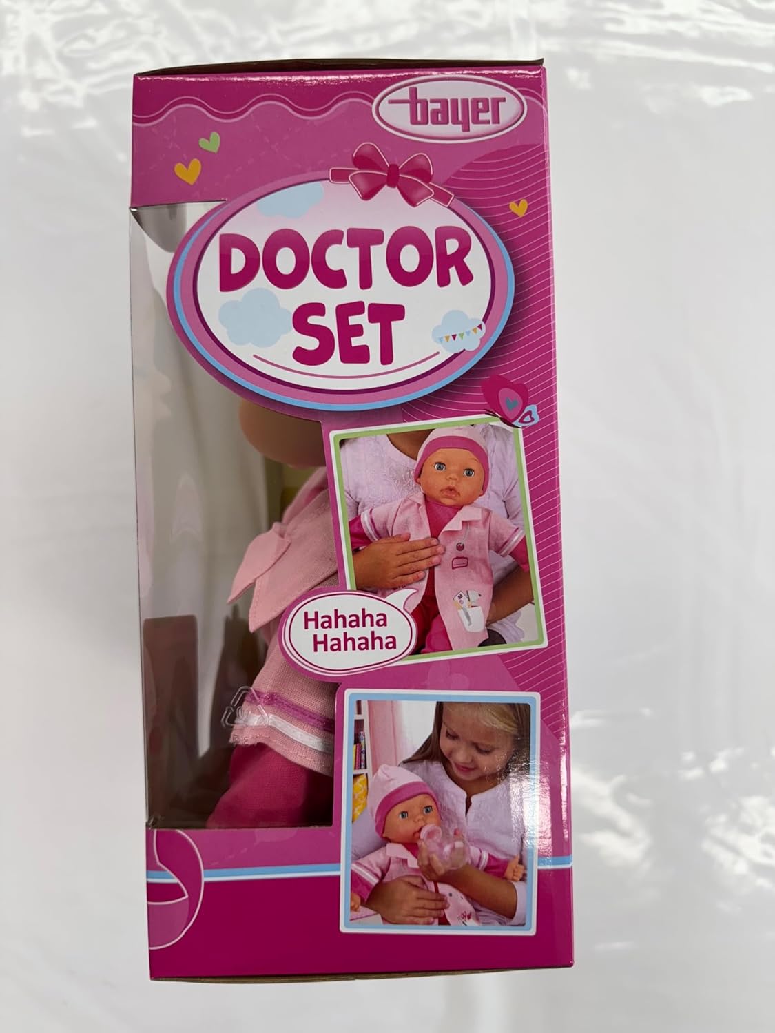 Bayer Doctor Set Doll 38 - Cm With Led 93878AA - Colorland Toys