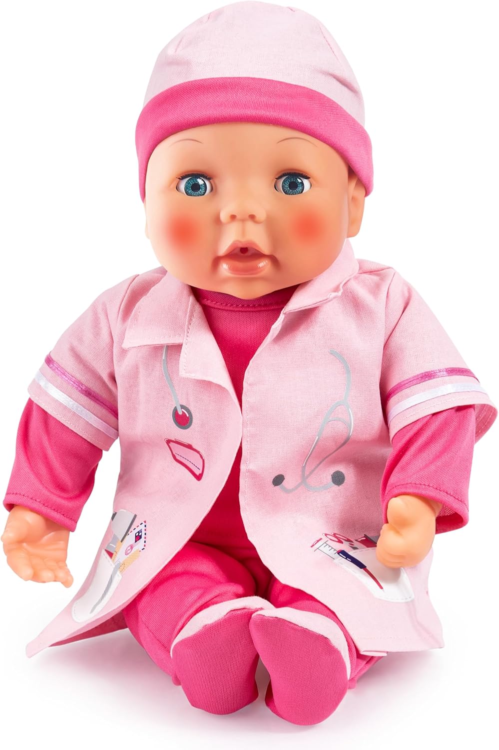 Bayer Doctor Set Doll 38 - Cm With Led 93878AA - Colorland Toys