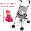 Bayer Dolls Buggy Black Fits 46Cm 30533AA