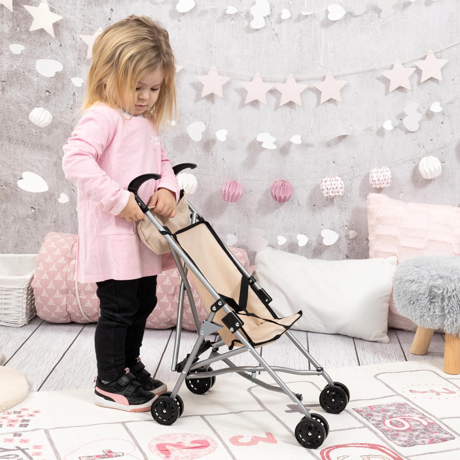Bayer Dolls Buggy Set With Bag 46Cm 30575AB - Colorland Toys