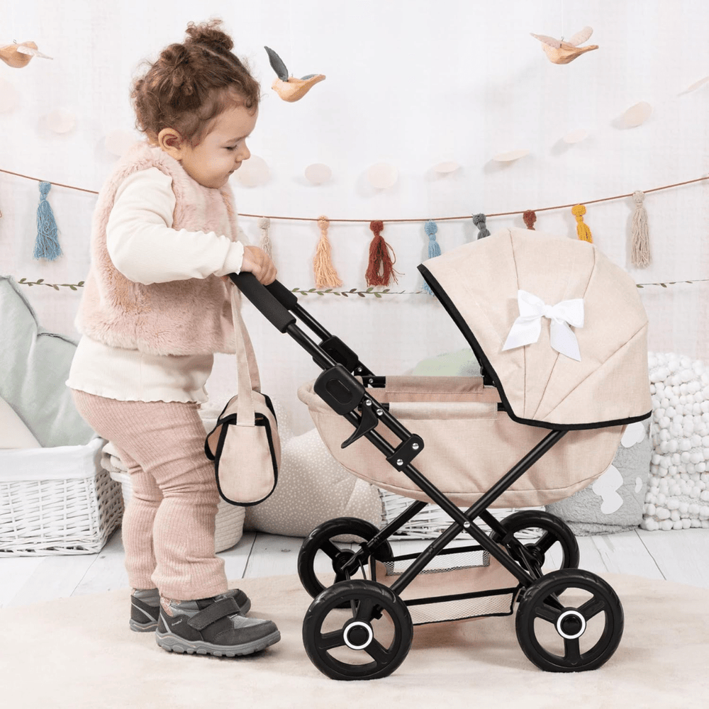 Bayer Pram Cosy, Doll Pramset - Beige - Colorland Toys
