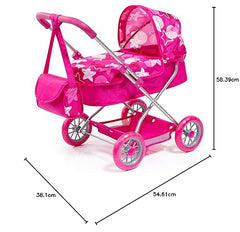 Bayer Pram Set Smarty Fits 46 - Cm Dolls 12249AB - Colorland Toys