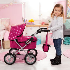 Bayer Pram Set Trendy Fits 46 - Cm Dolls 13067AA - Colorland Toys