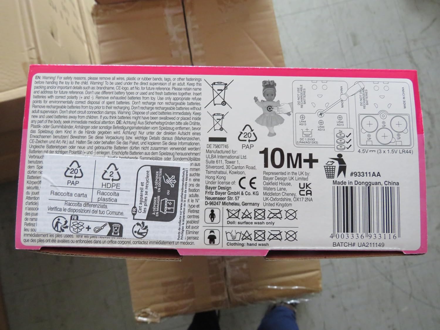 Bayer Prima Ballerina 33 - Cm 93311AA - Colorland Toys