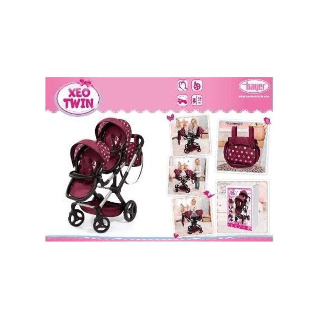 Bayer Design Twin Doll's Pram XEO Twin — image 11