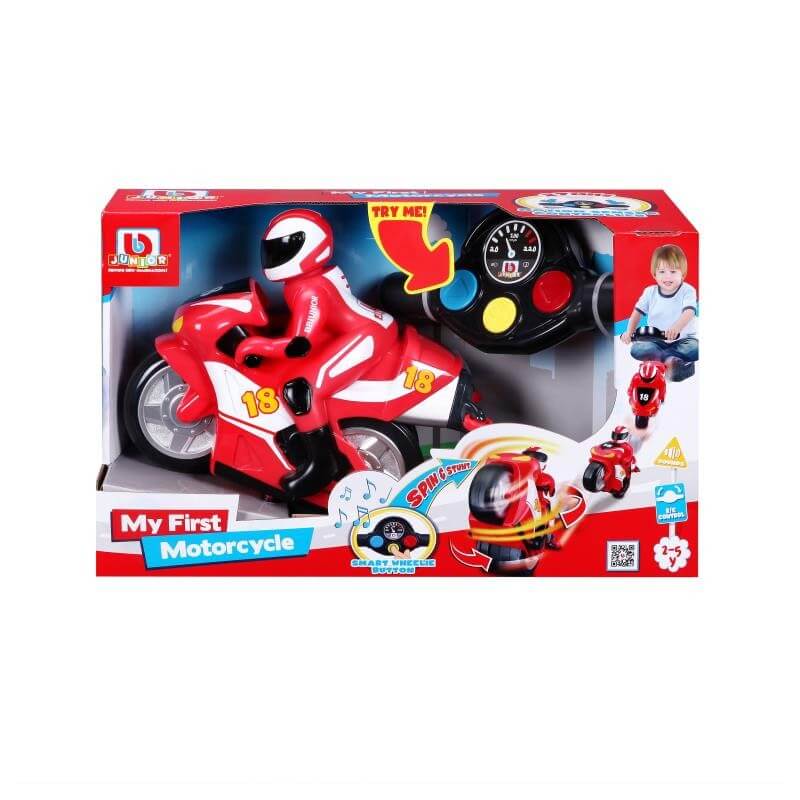 Bb Junior My 1st Radio Control Motor Bike Assorted 16 - 95001 - Colorland Toys