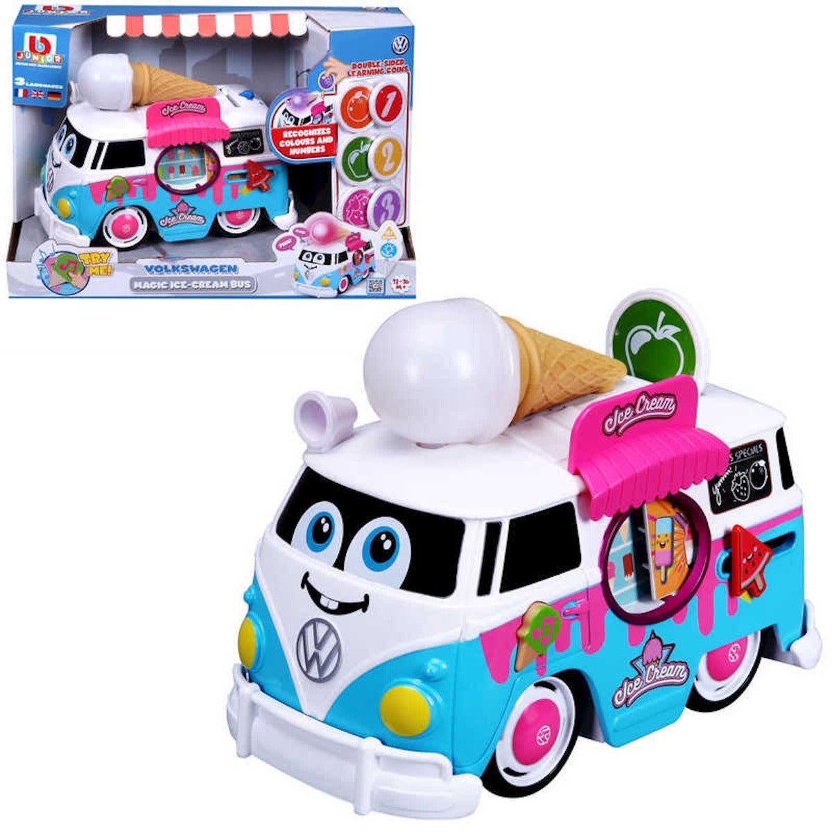 BB Junior Volkswagen Magic Ice Cream Bus 16-88610 — image 1
