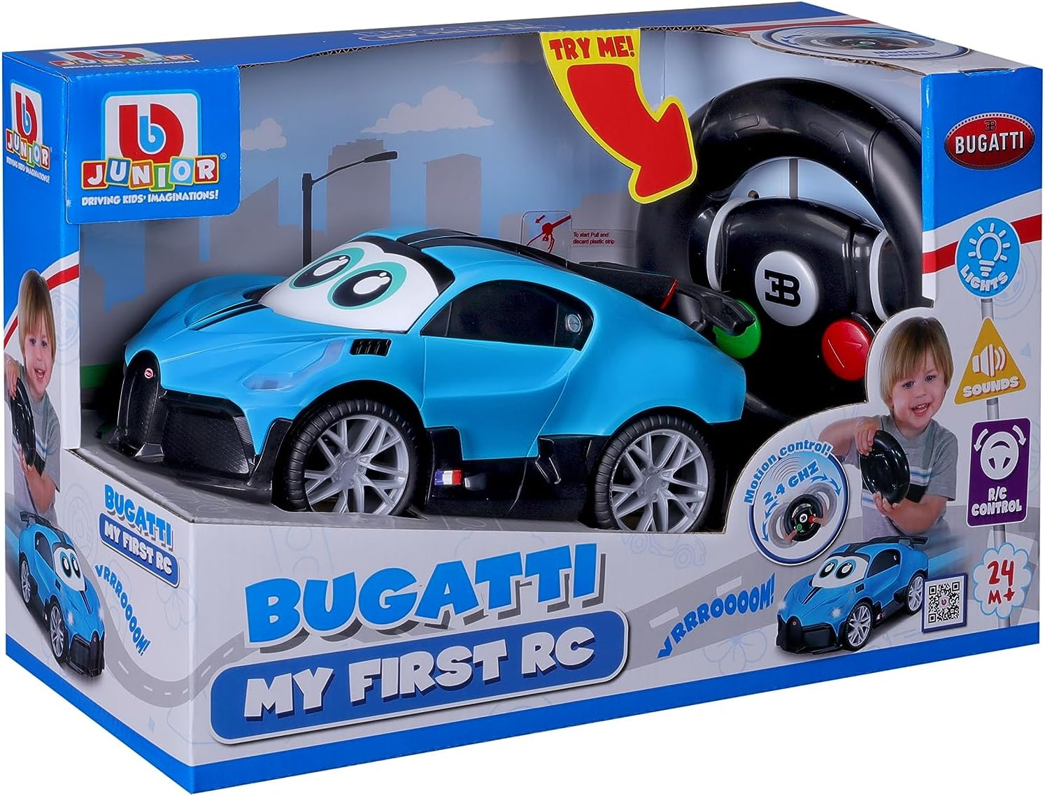 BBJunior Bugatti Bugatti My First RC 16 - 92013 - Colorland Toys