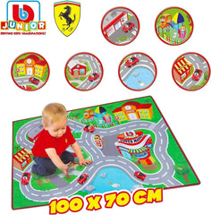 BBJunior Ferrari Junior City Playmat 16 - 85008 - Colorland Toys
