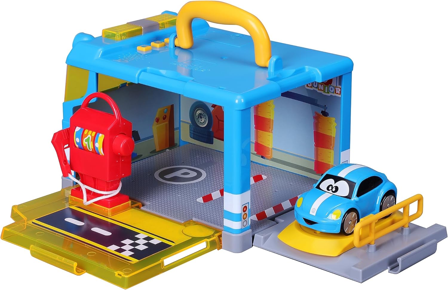 BBJunior My 1st Carry Along Garage - Blue 16 - 88621 - Colorland Toys